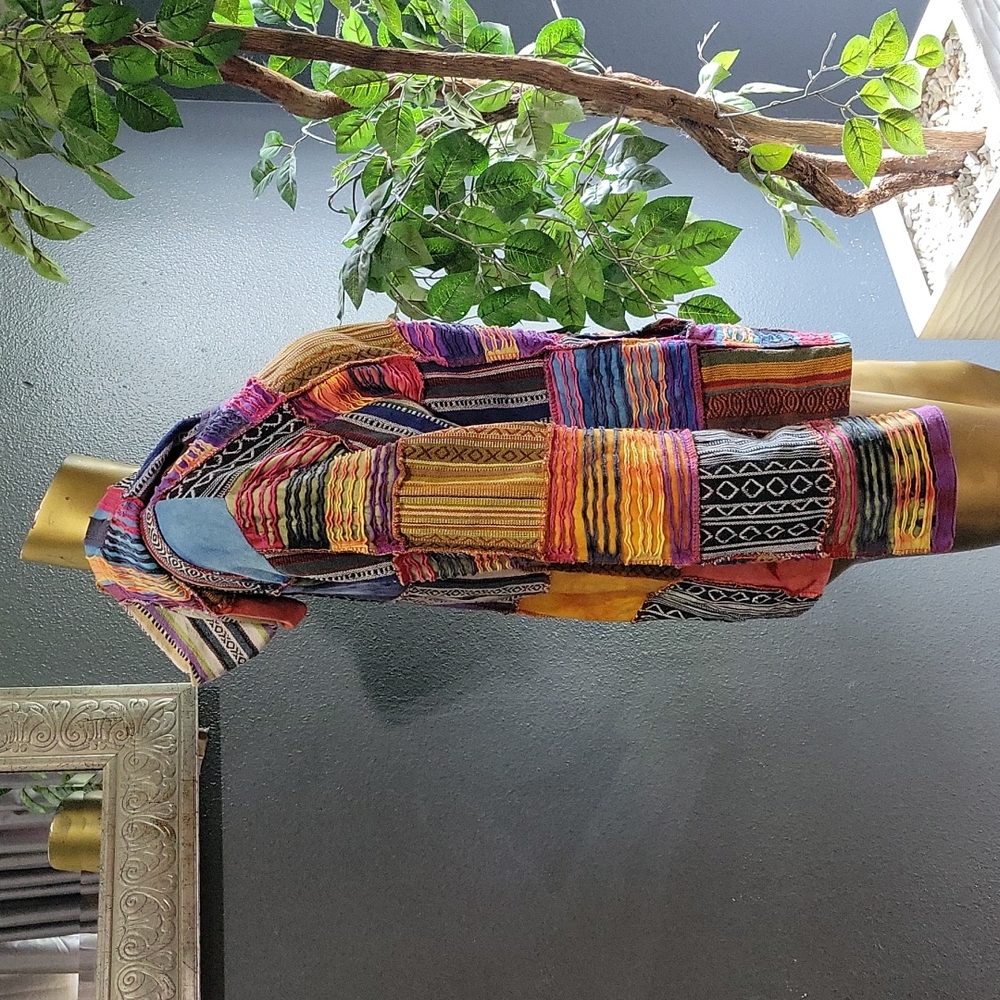 Rising International Womens Patchwork Multi Fabri… - image 5